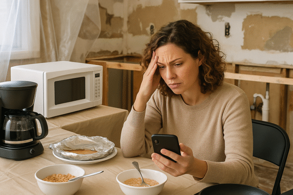 how to survive a kitchen remodel