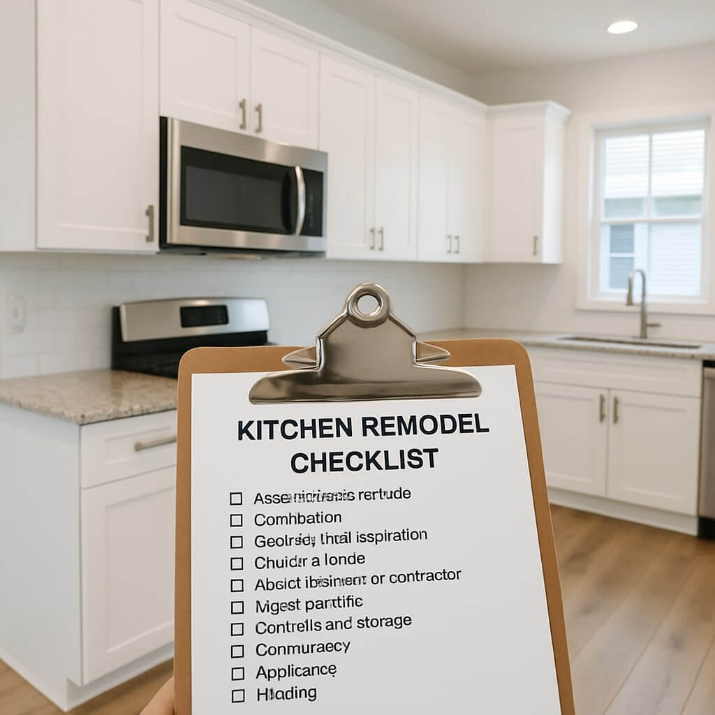 kitchen remodel checklist