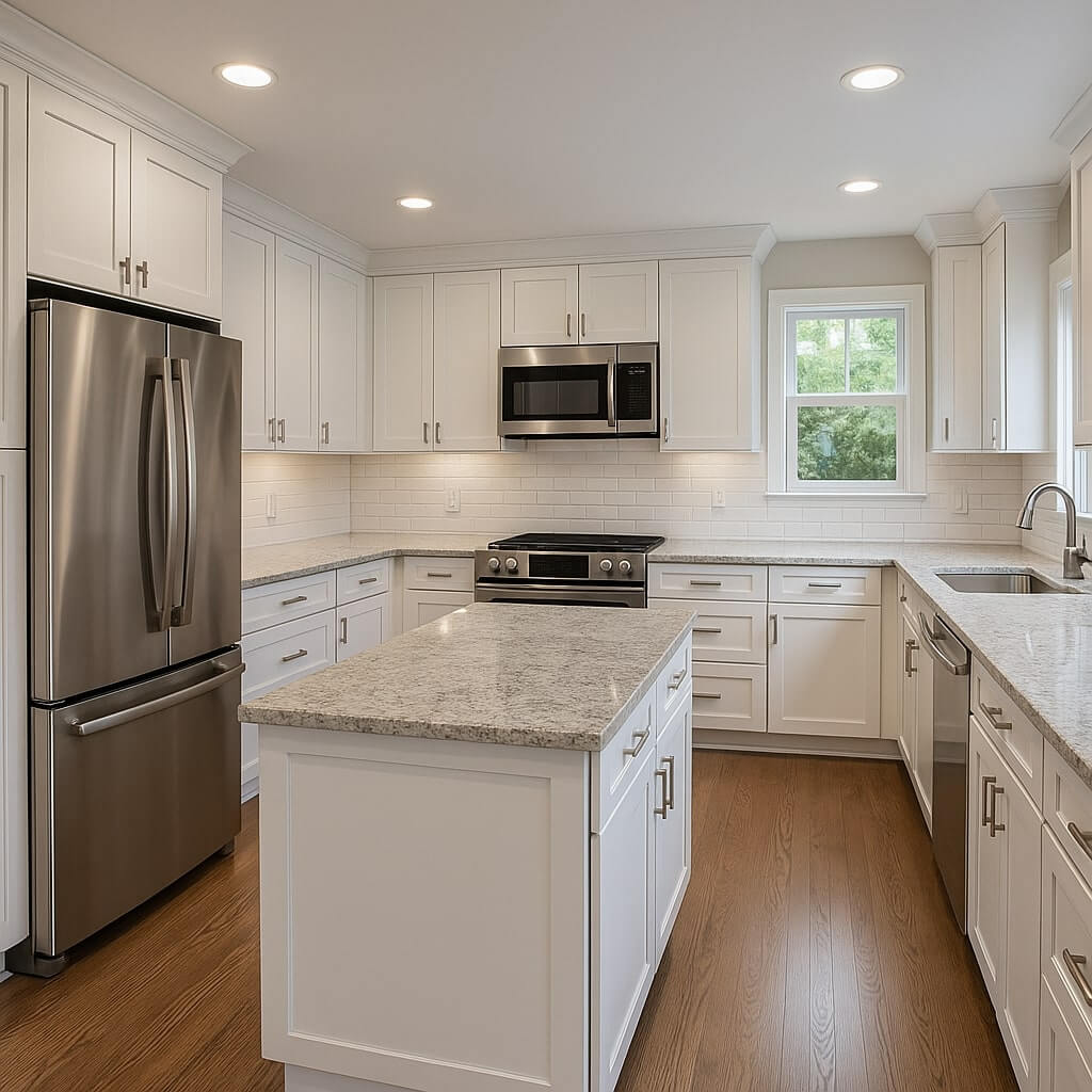 1970's split level kitchen remodel