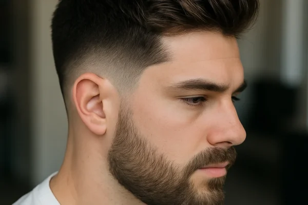 Low Taper Fade for Thick Hair