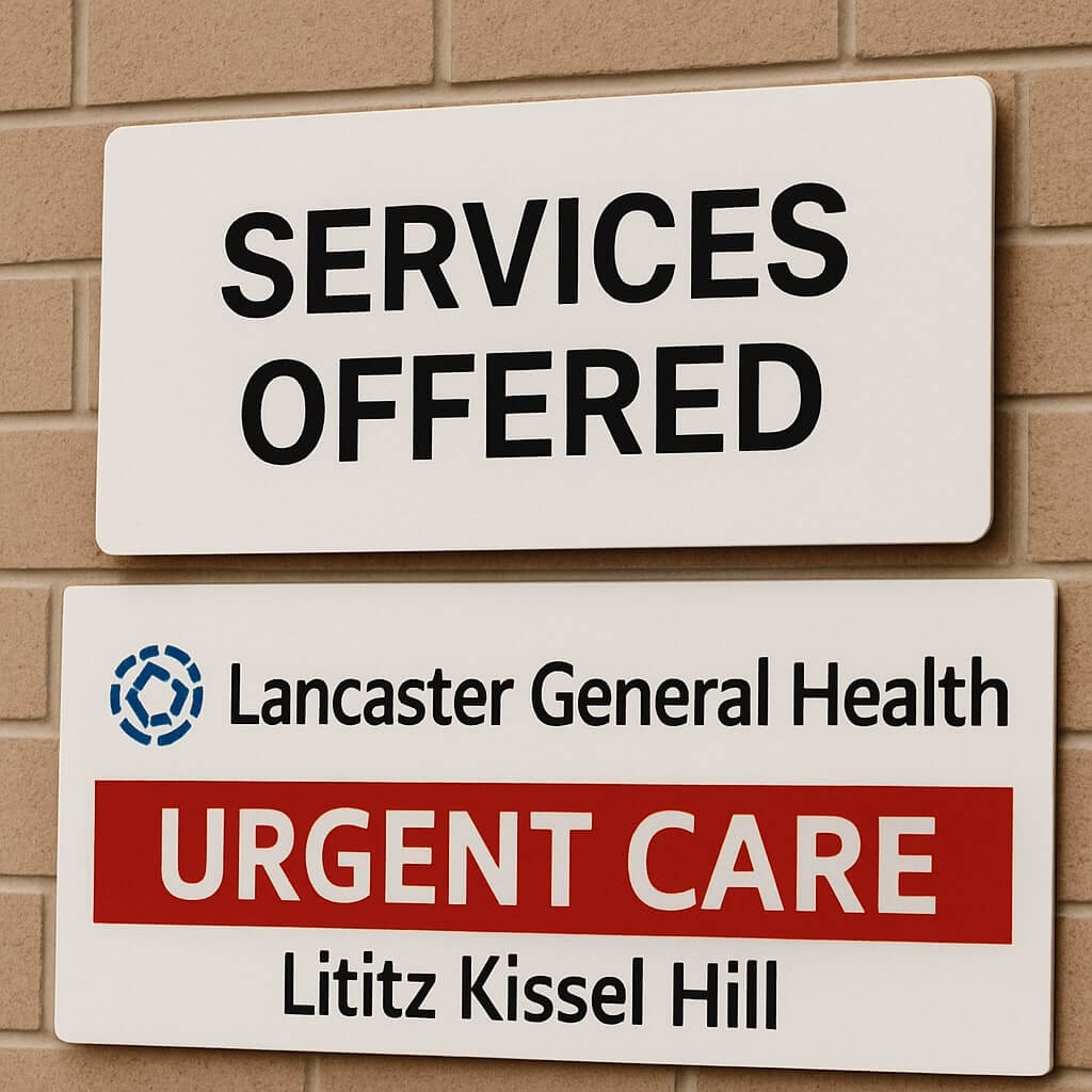 Services Offered at Lancaster General Health Urgent Care Lititz Kissel Hill