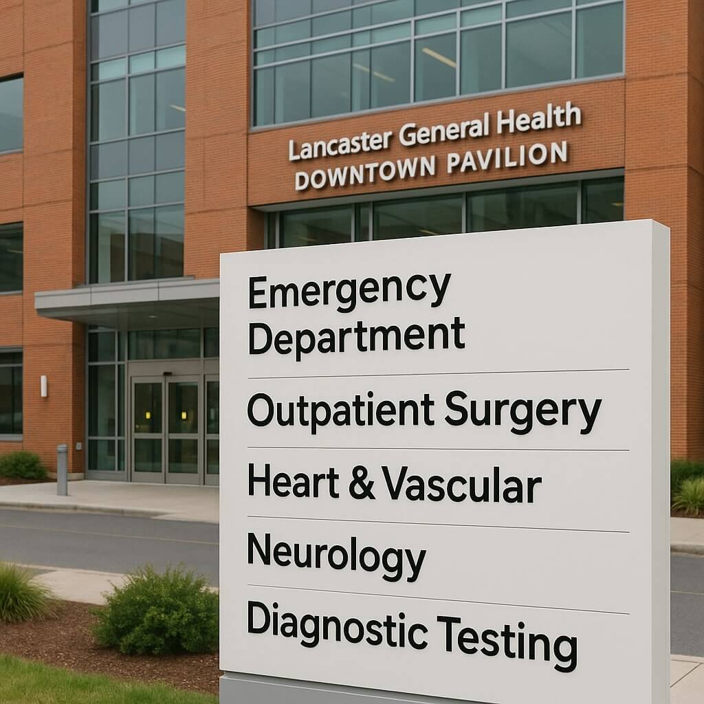 Services Offered at Lancaster General Health Downtown Pavilion